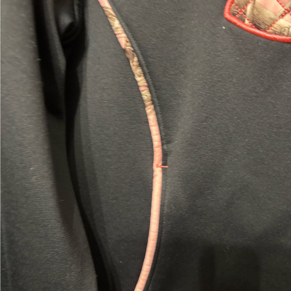 Under Armour Black and Coral Hoodie - Picture 4 of 6